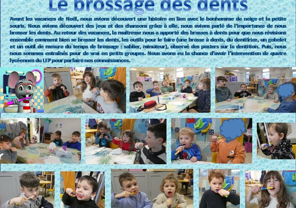 Le brossage des dents